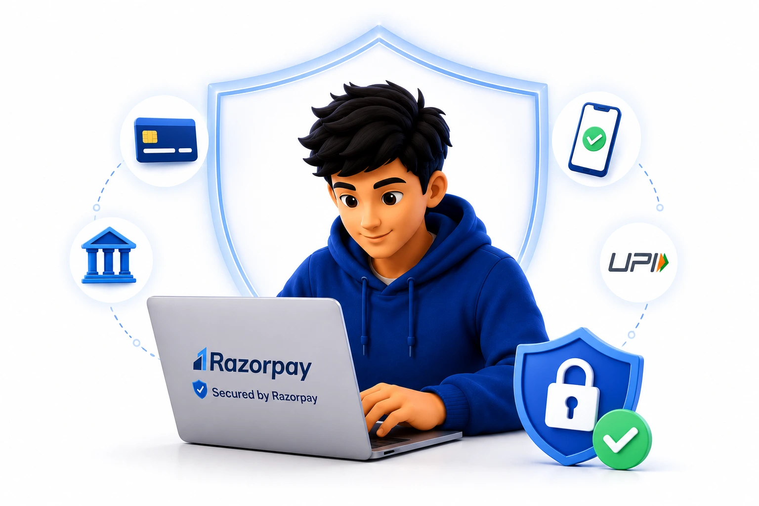 Secure payments illustration